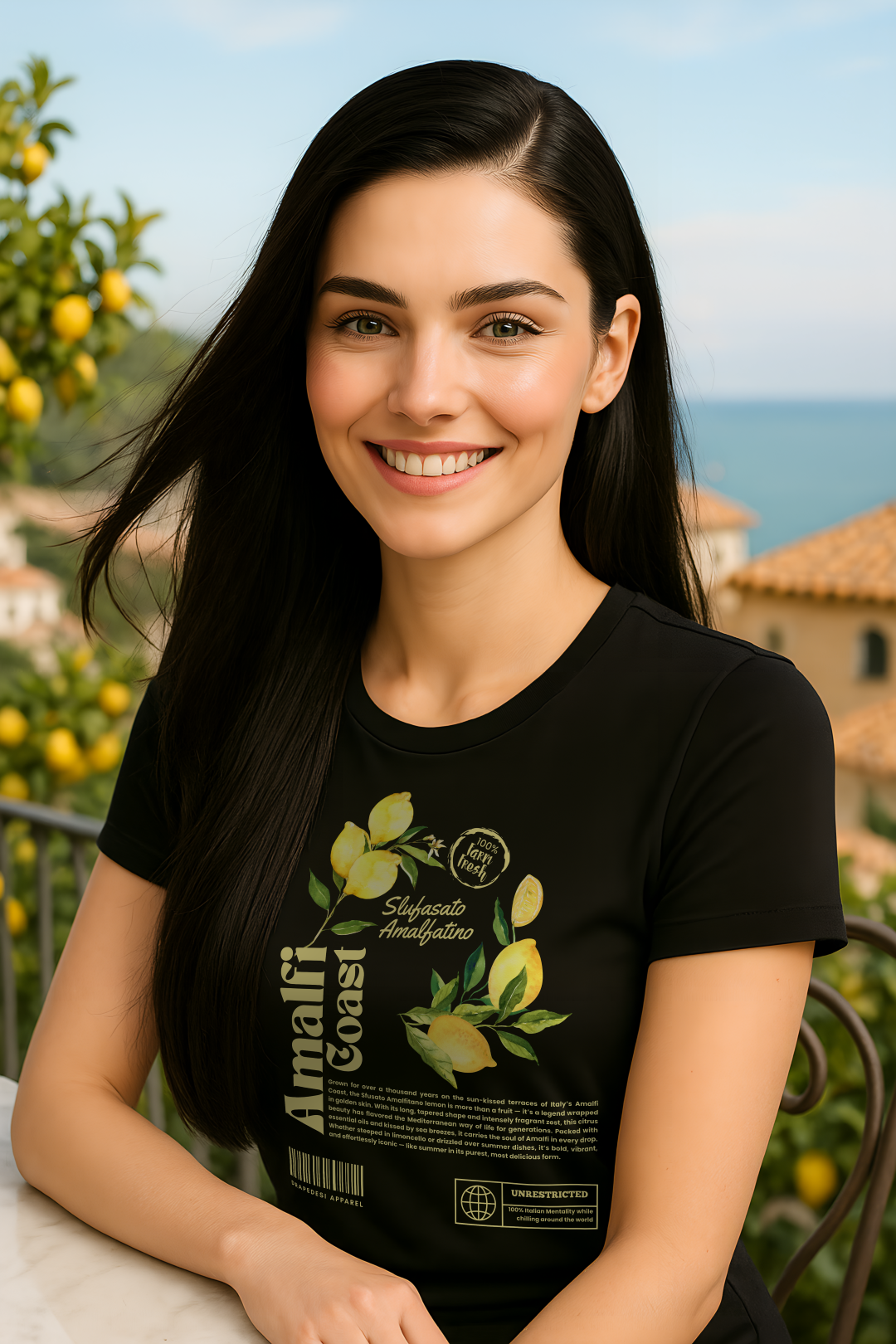 LEMON LUX | Women's Premium Classic Crew T-shirt