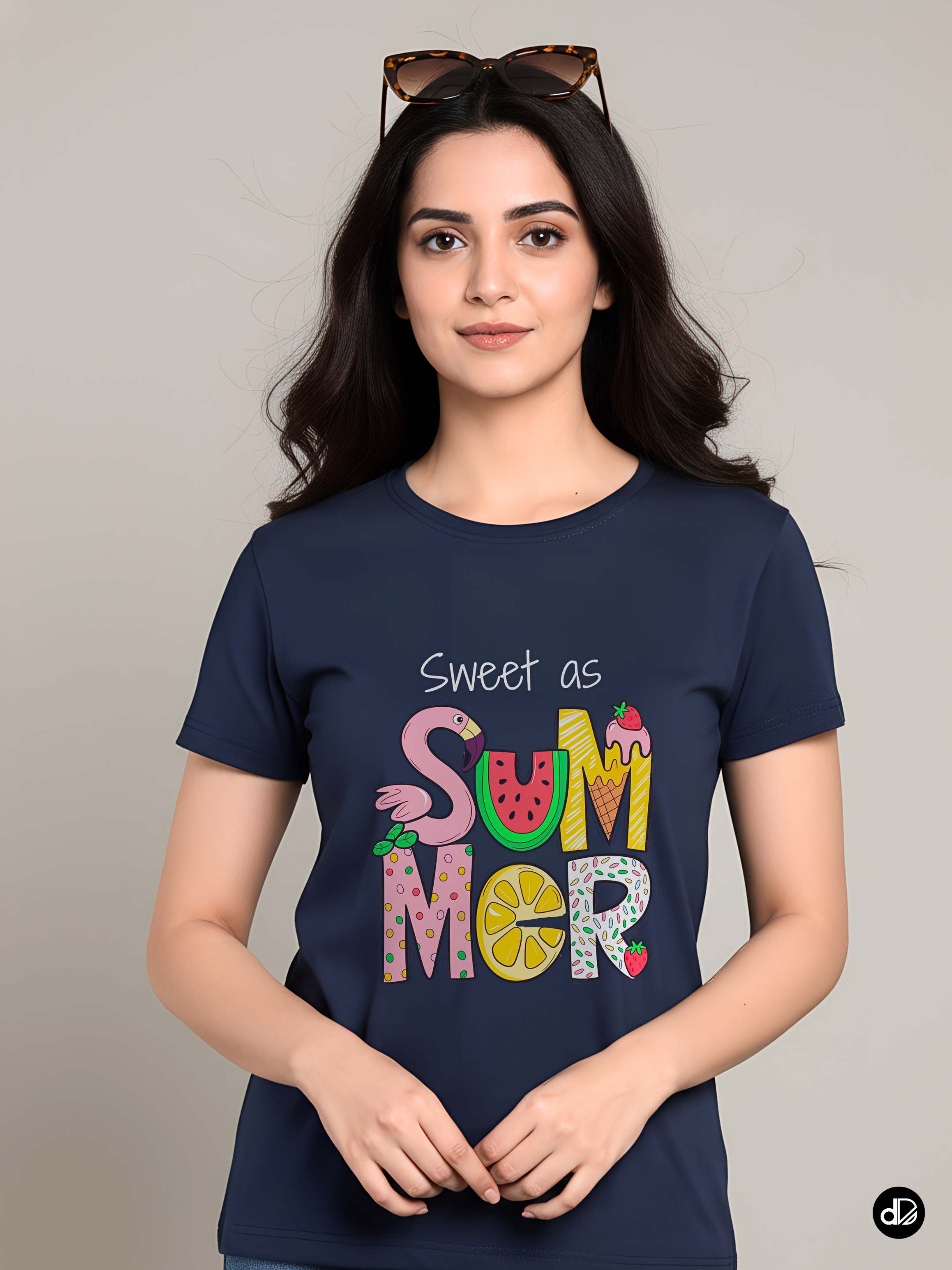 SQUEEZE THE SUMMER | Women's Premium Classic Crew T-shirt