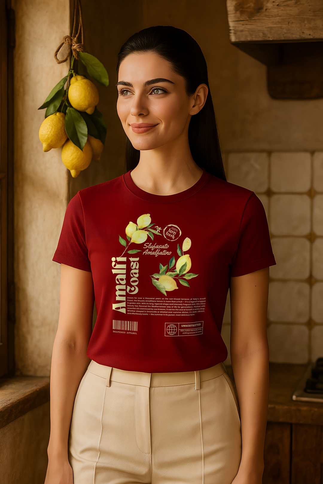 LEMON LUX | Women's Premium Classic Crew T-shirt