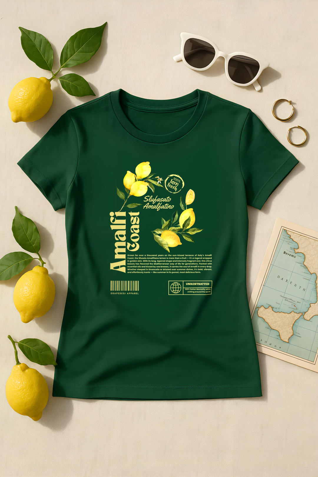 LEMON LUX | Women's Premium Classic Crew T-shirt