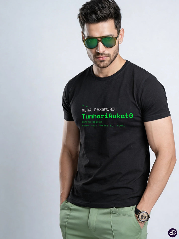 ACCESS DENIED: AUKAAT | Men’s Premium Classic Crew Tee