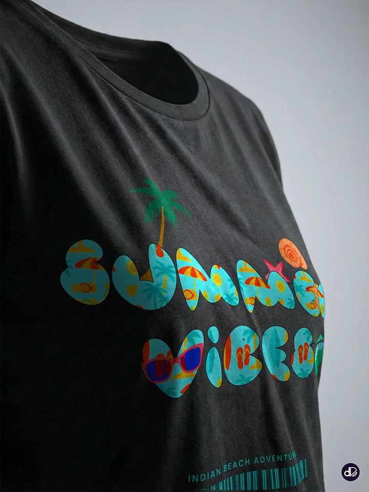 BEACH BARCODE | Women's Premium Crop Top