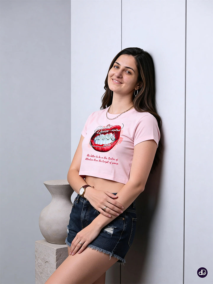 CENTRE OF ATTENTION | Women's Premium Crop Top