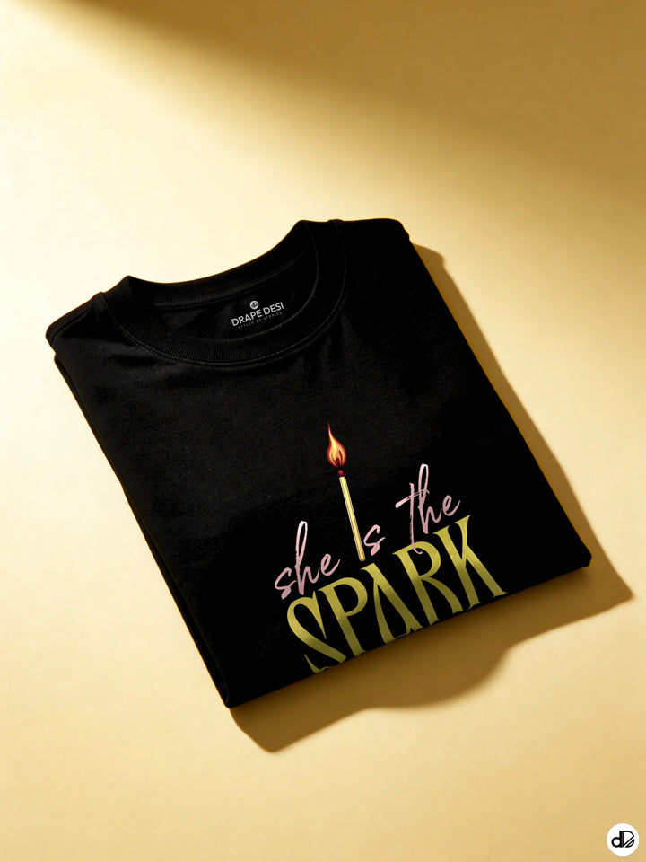 ETERNAL SPARK | Women's Premium Crop Top
