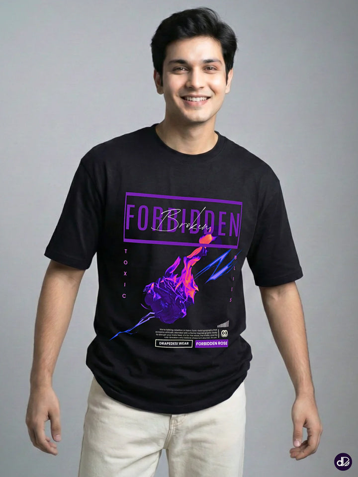 FORBIDDEN ROSE | Unisex Premium Oversized T-shirt