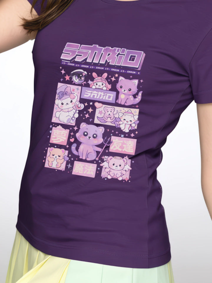 KAWAII CHAOS | Women's Premium Classic Crew T-shirt
