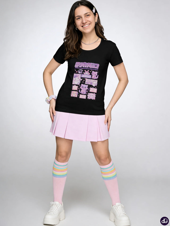 KAWAII CHAOS | Women's Premium Classic Crew T-shirt