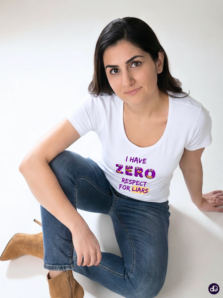LIAR LIAR PURPLE FIRE | Women's Premium Classic Crew T-shirt