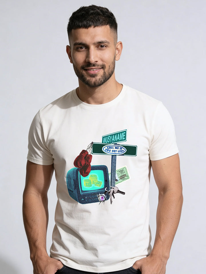 LOST IN THE TRANSMISSION | Men’s Premium Classic Crew Tee
