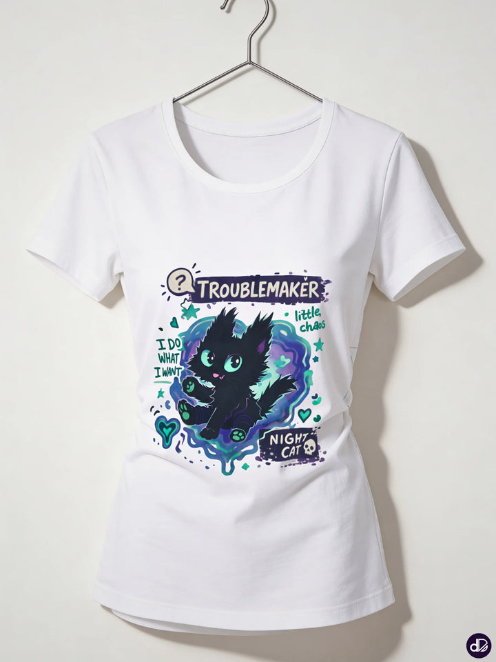 MIDNIGHT MISCHIEF | Women's Premium Classic Crew T-shirt