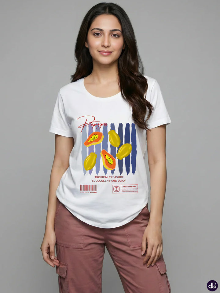 TROPICAL ESCAPE | Women's Premium Classic Crew T-shirt