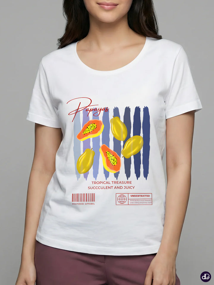 TROPICAL ESCAPE | Women's Premium Classic Crew T-shirt