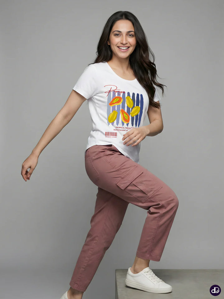 TROPICAL ESCAPE | Women's Premium Classic Crew T-shirt