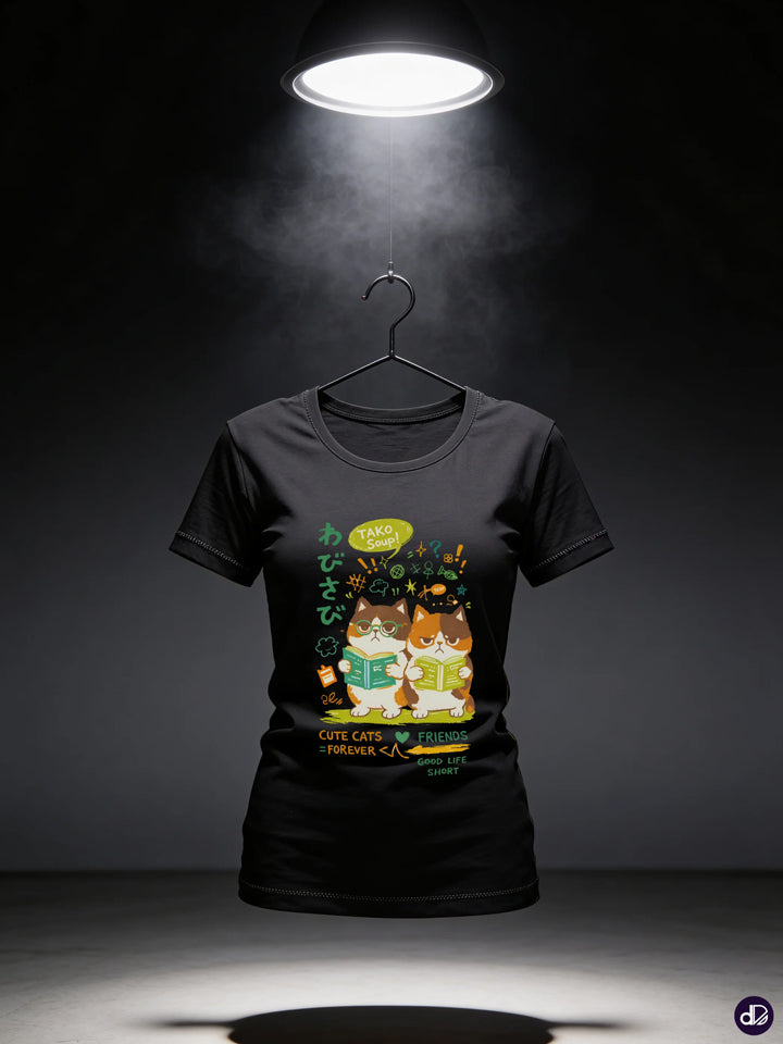PURR-FECTLY NERD | Women's Premium Classic Crew T-shirt