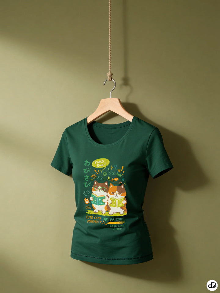 PURR-FECTLY NERD | Women's Premium Classic Crew T-shirt