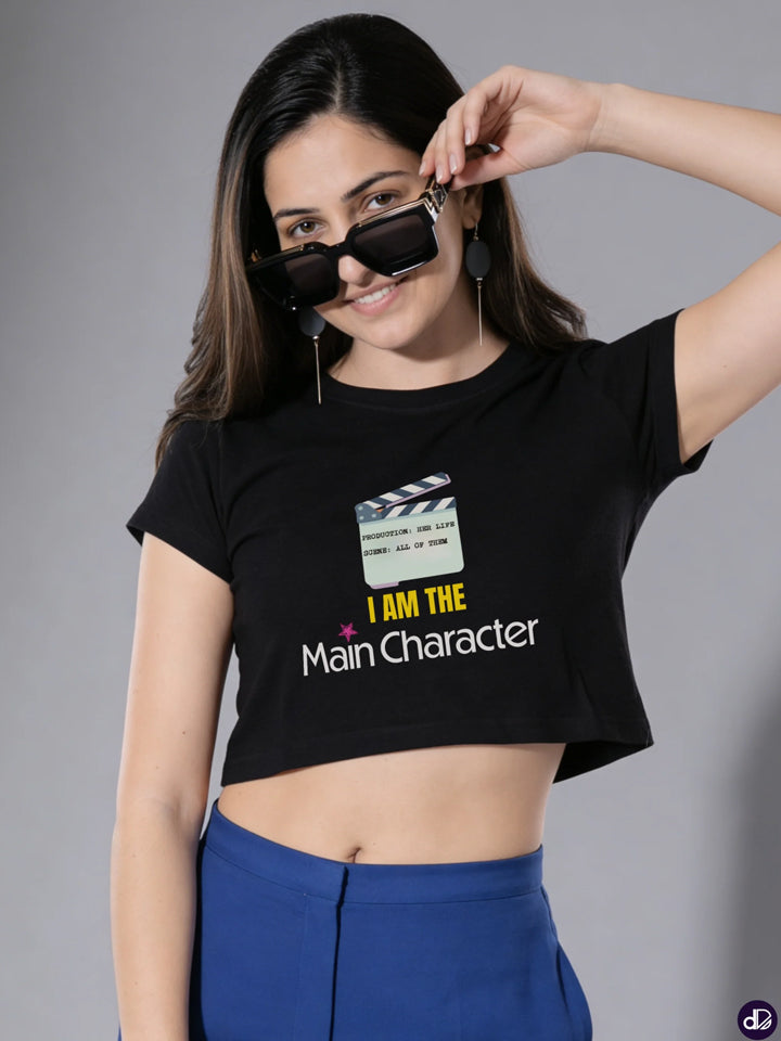 SCRIPTED IN GOLD | Women's Premium Crop Top