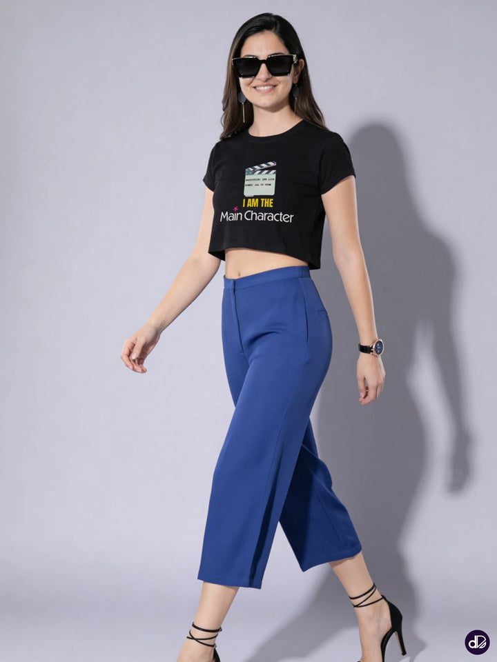 SCRIPTED IN GOLD | Women's Premium Crop Top