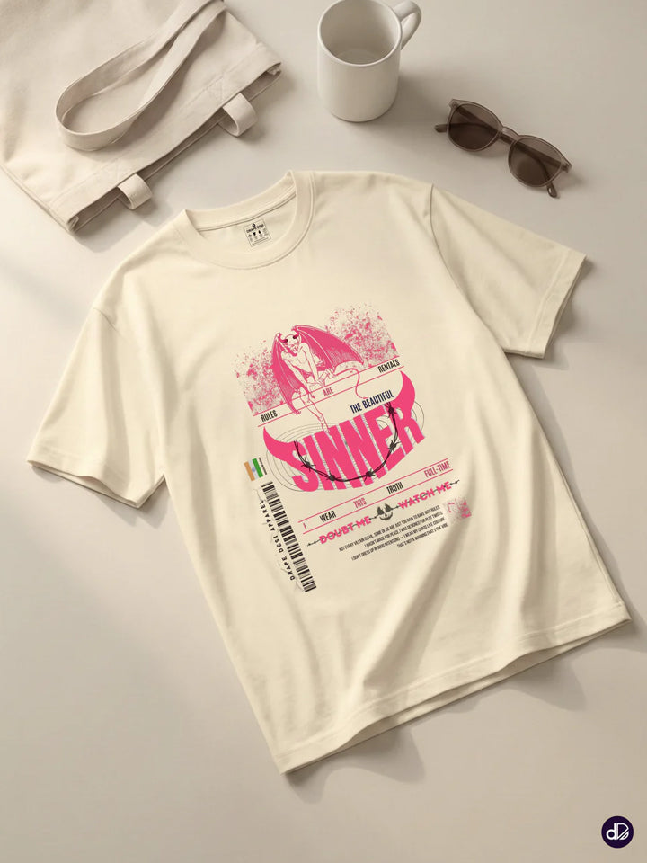 BEAUTIFULLY FLAWED | Unisex Premium Oversized T-shirt
