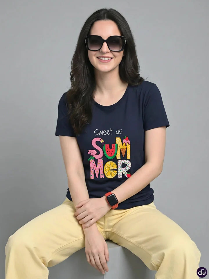 SUMMER SQUEEZE | Women's Premium Classic Crew T-shirt