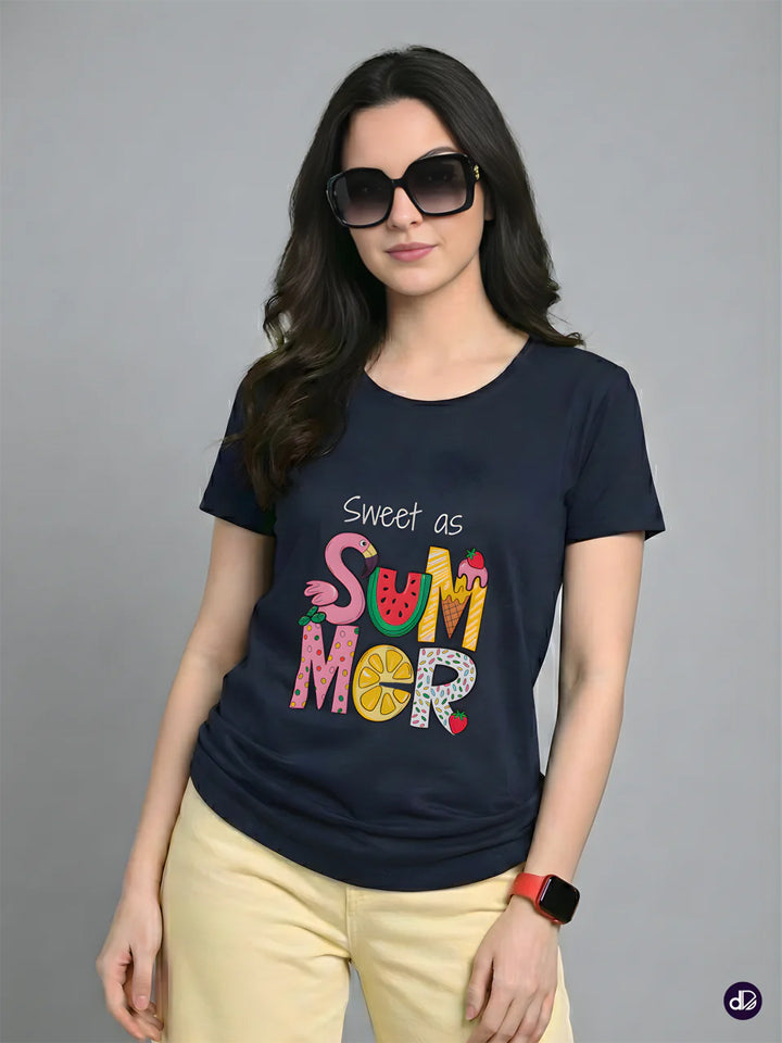 SUMMER SQUEEZE | Women's Premium Classic Crew T-shirt
