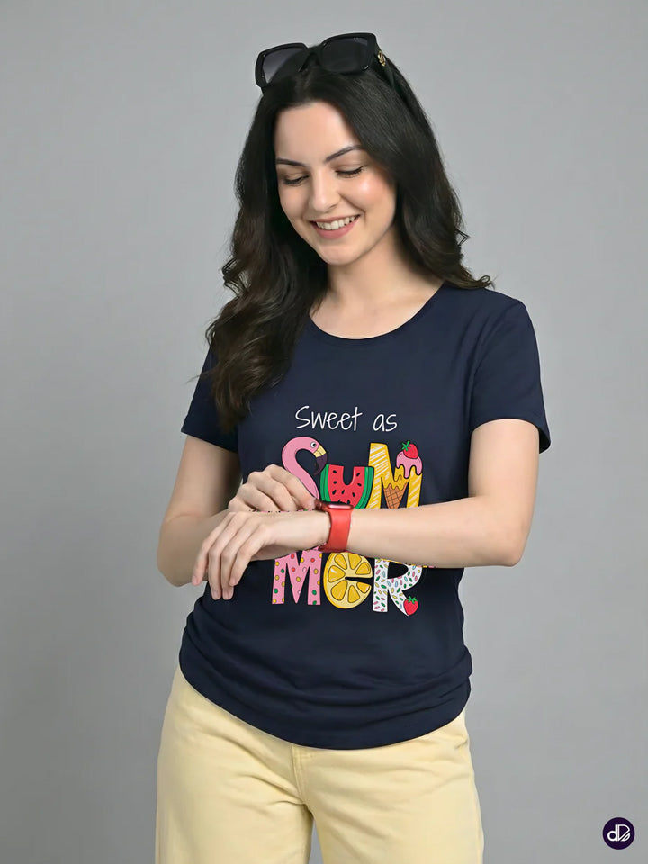 SUMMER SQUEEZE | Women's Premium Classic Crew T-shirt