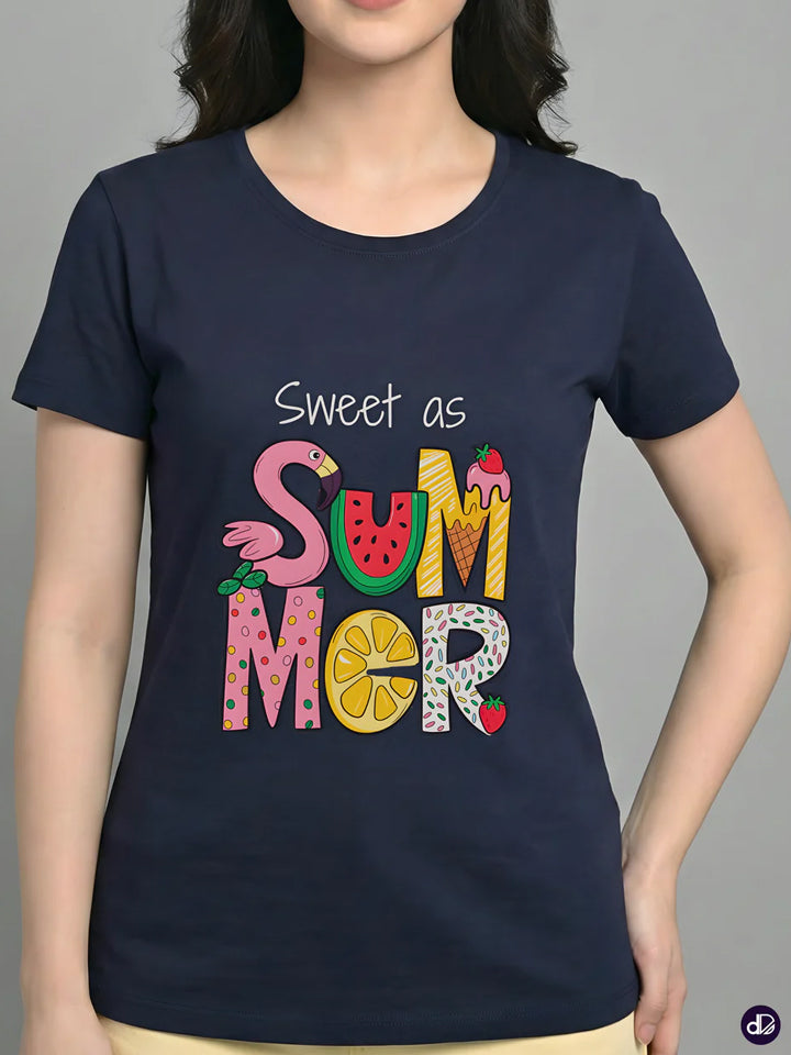 SUMMER SQUEEZE | Women's Premium Classic Crew T-shirt
