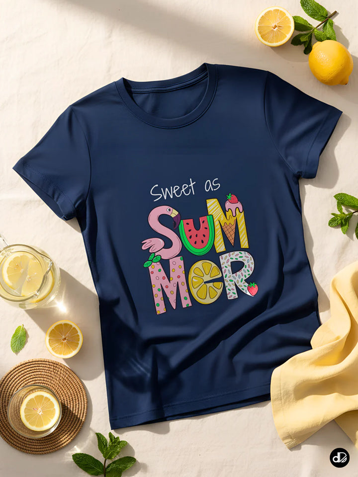 SUMMER SQUEEZE | Women's Premium Classic Crew T-shirt