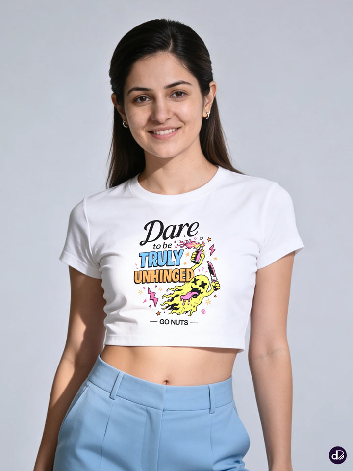 THE CHAOS CATALYST | Women's Premium Crop Top