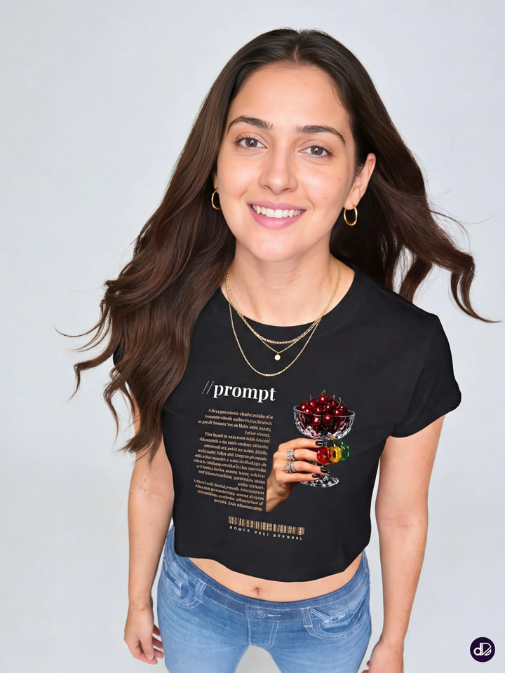 THE META PROMPT | Women's Premium Crop Top