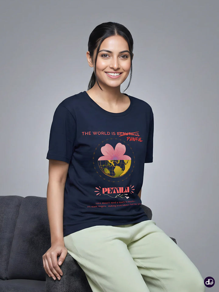 THORNS AND BLOOM | Women's Premium Classic Crew T-shirt