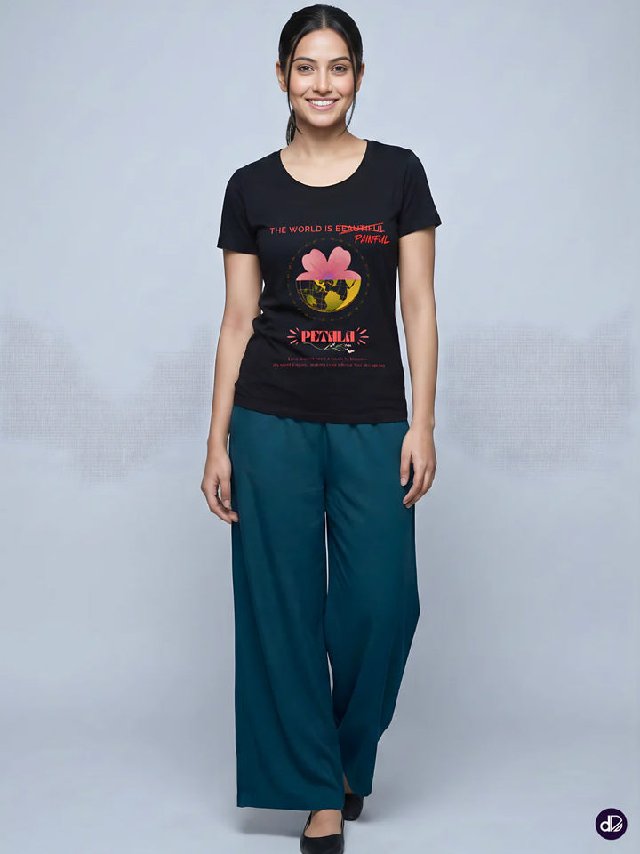 THORNS AND BLOOM | Women's Premium Classic Crew T-shirt