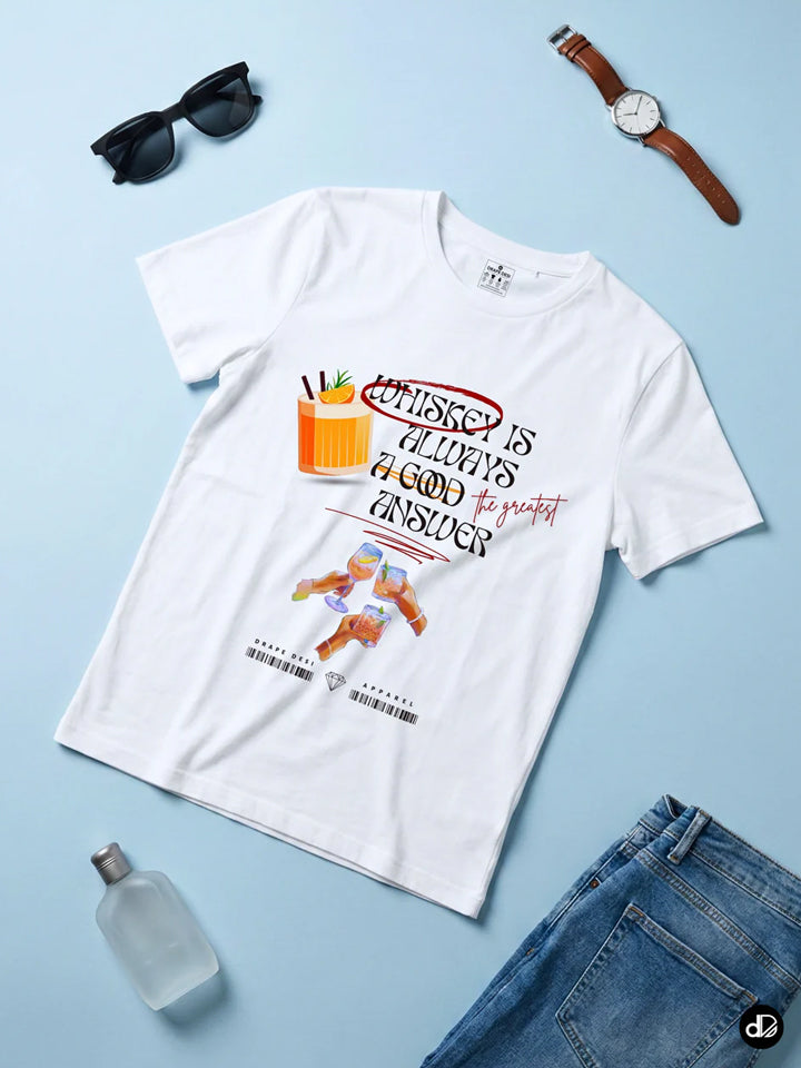 WHISKEY CODE | Men's Premium Classic Crew Tee