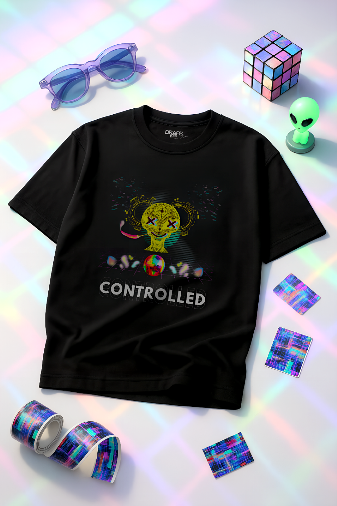 CONTROLLED – Men's Premium Oversized T-shirt