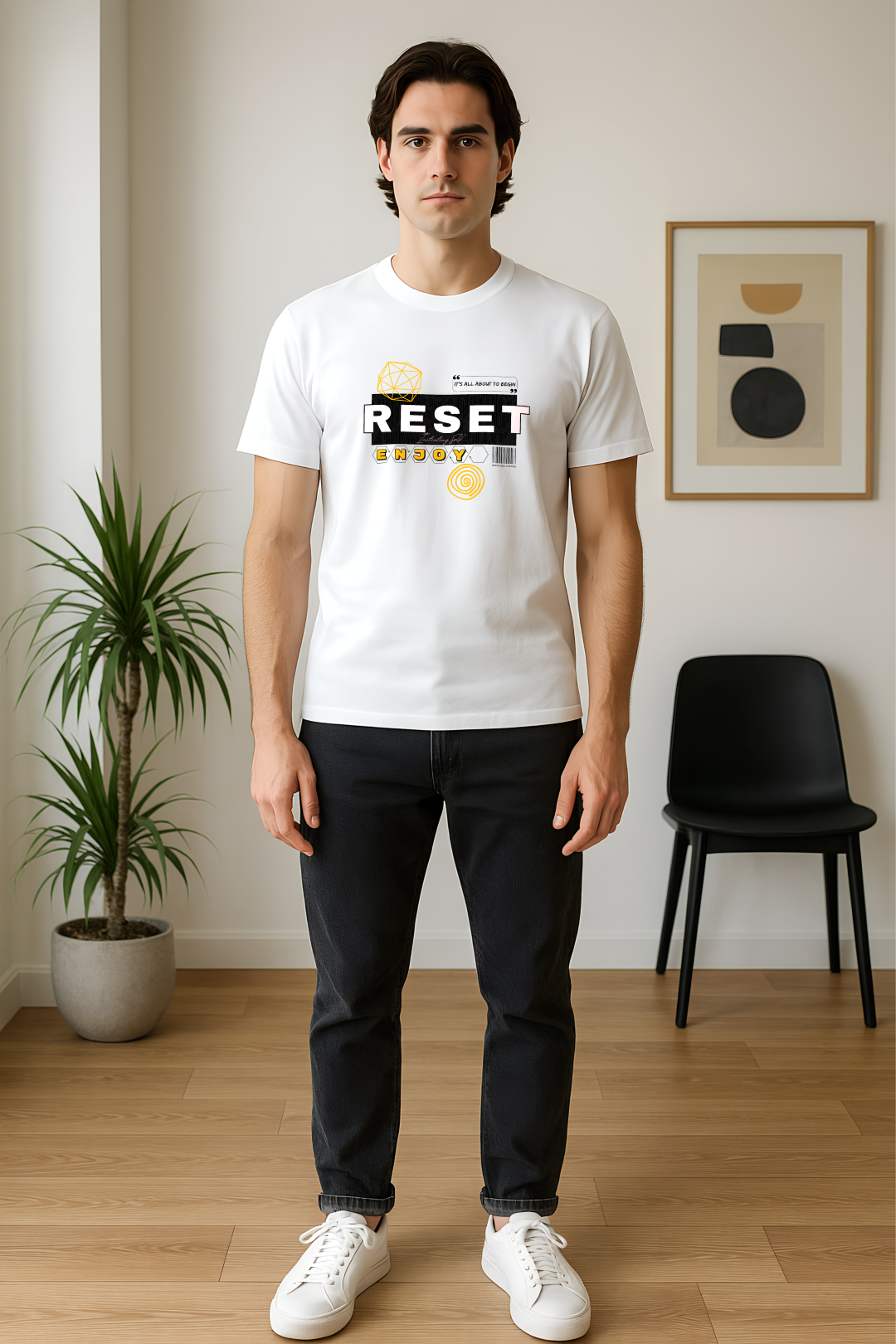 RESET MODE | Men’s Premium Classic Crew Tee