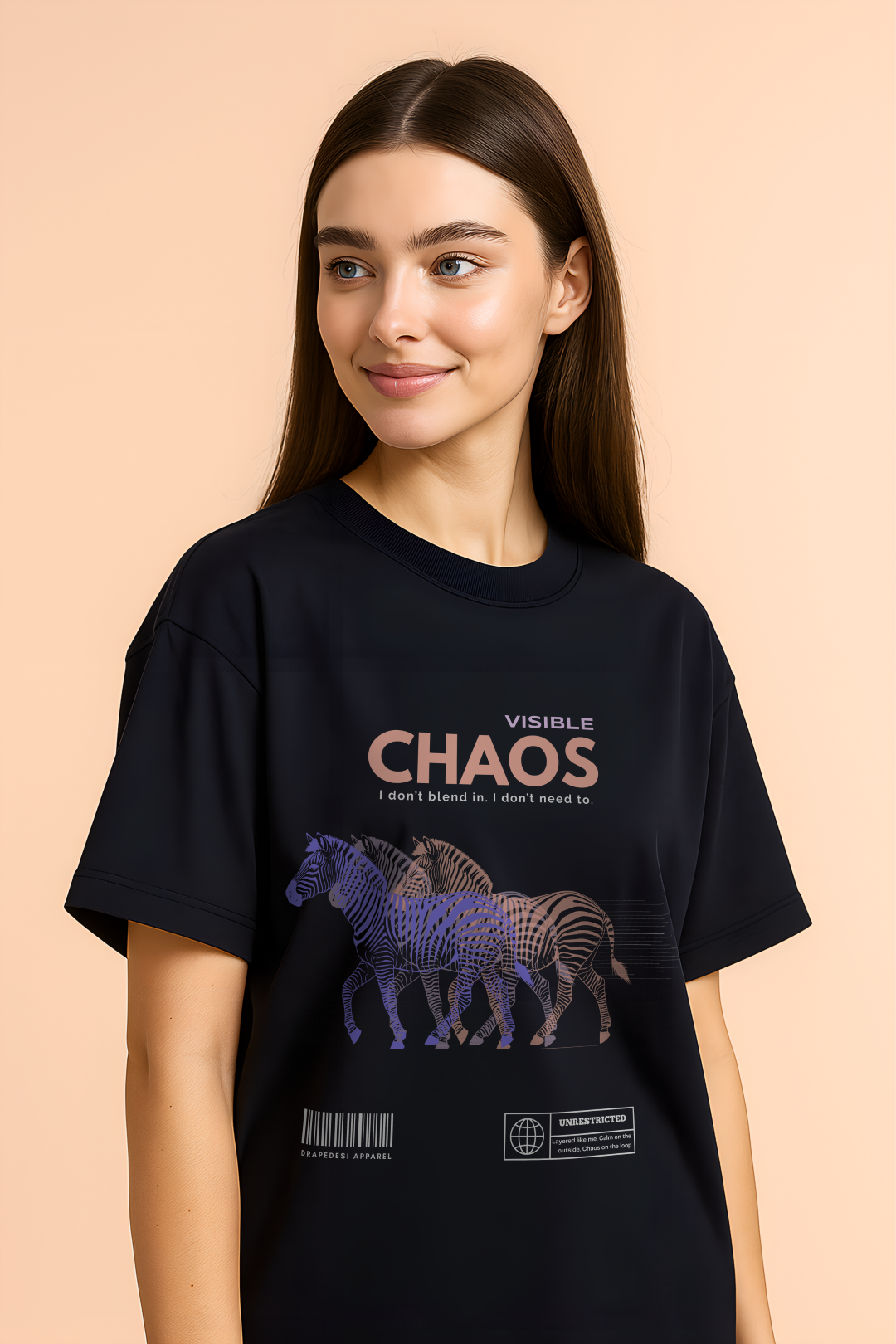 RUN WILD | Women's Premium Oversized T-shirt