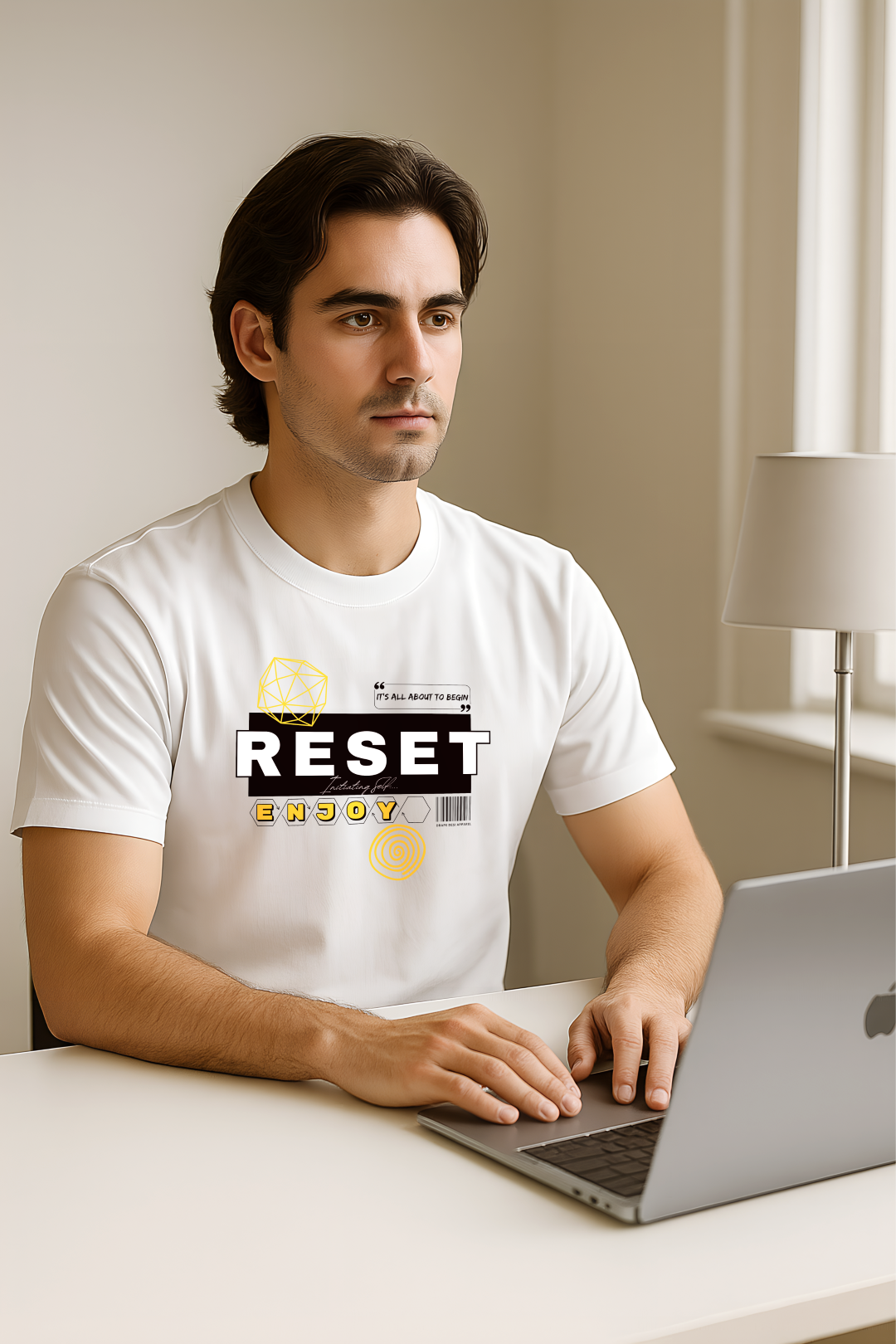 RESET MODE | Men’s Premium Classic Crew Tee