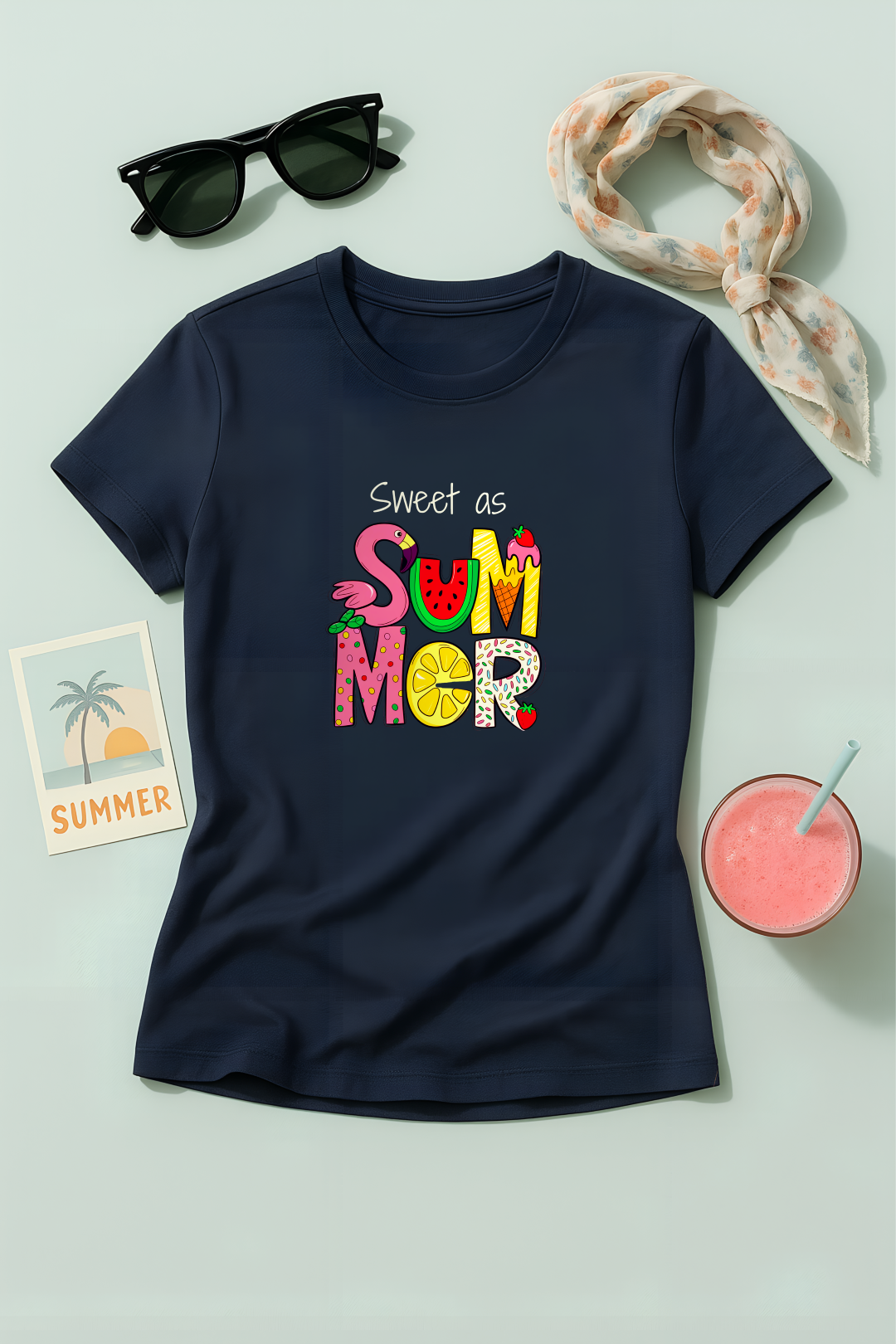 SQUEEZE THE SUMMER | Women's Premium Classic Crew T-shirt