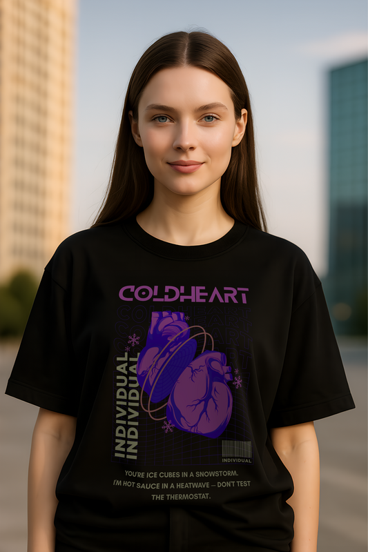 FROSTBITE ATTITUDE | Women's Premium Oversized T-shirt