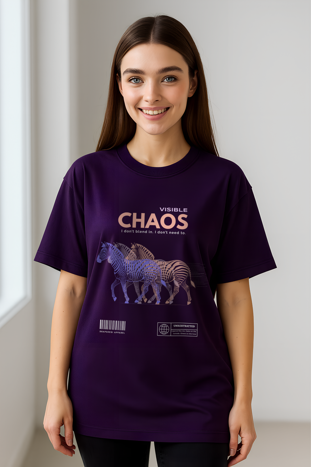 RUN WILD | Women's Premium Oversized T-shirt