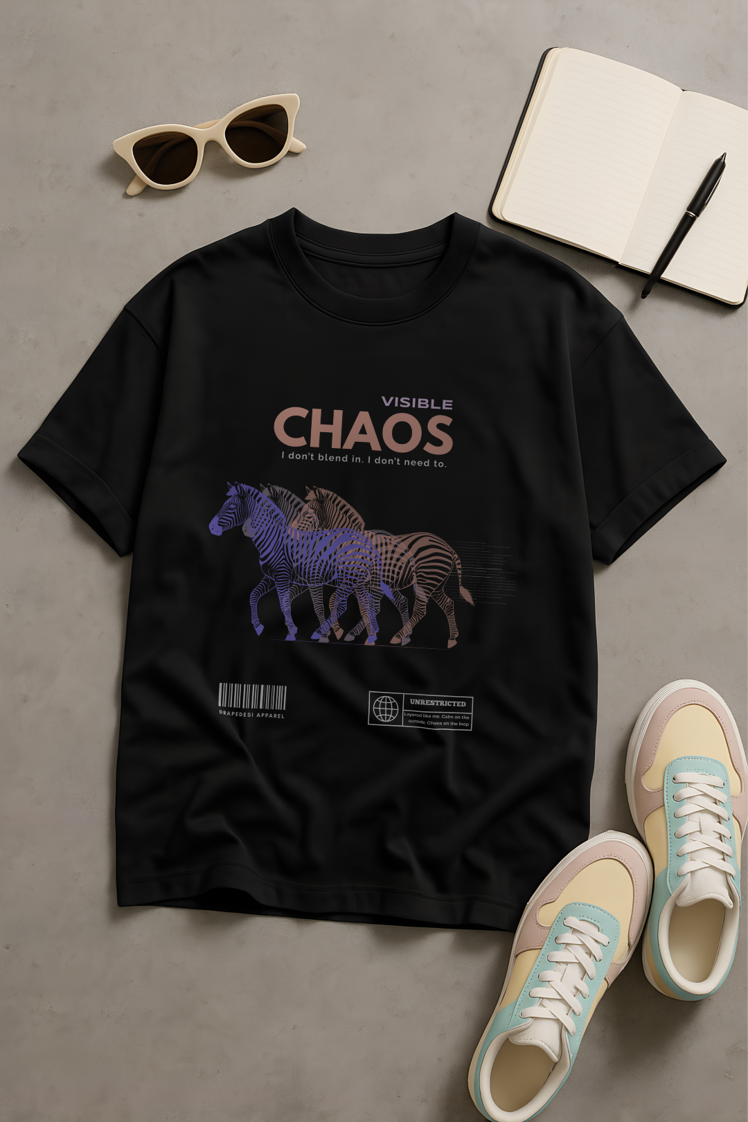RUN WILD | Women's Premium Oversized T-shirt