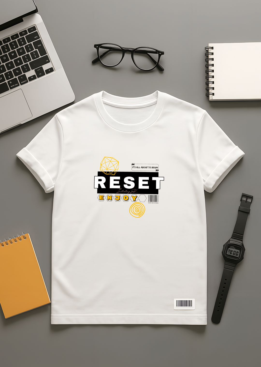 RESET MODE | Men’s Premium Classic Crew Tee