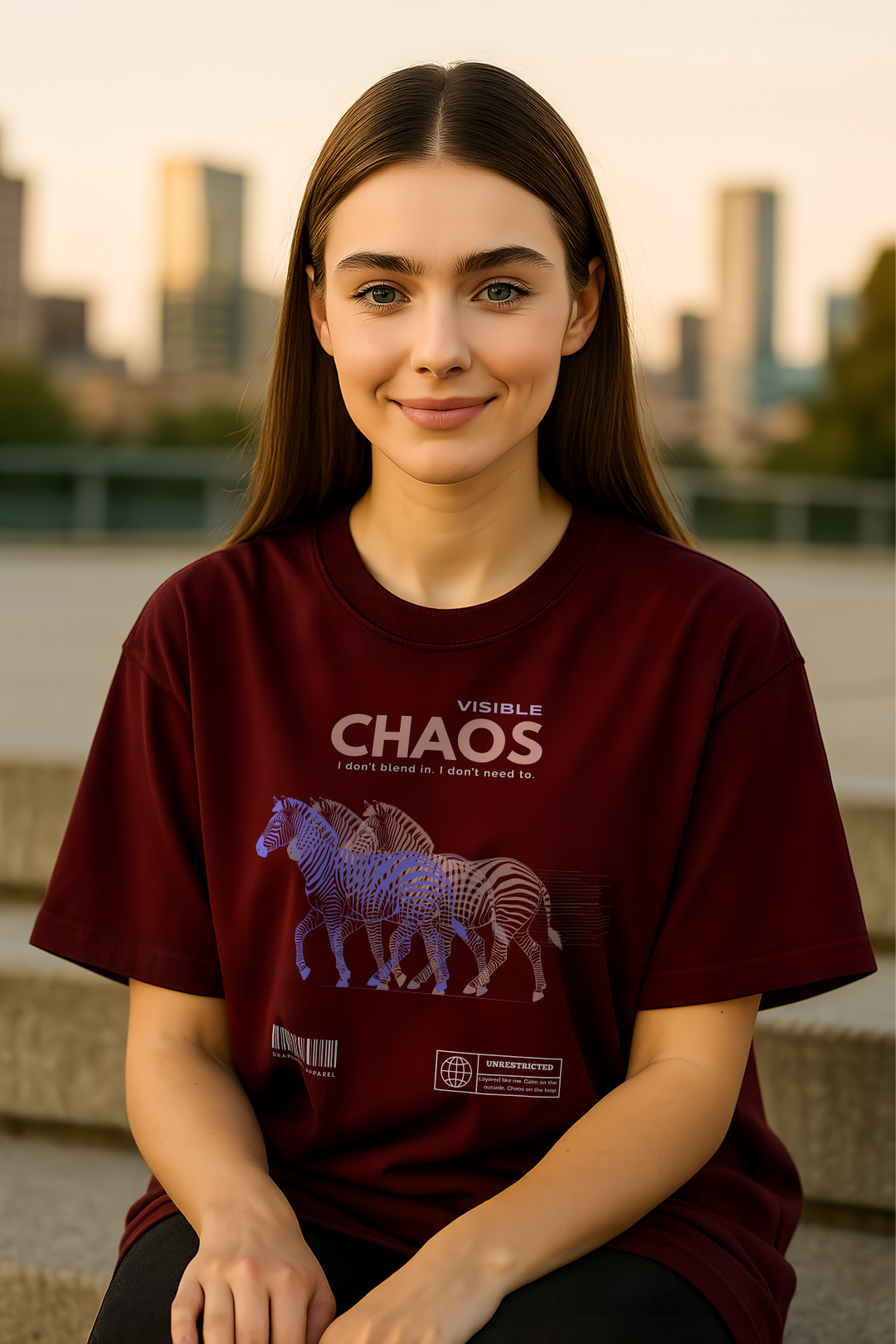 RUN WILD | Women's Premium Oversized T-shirt