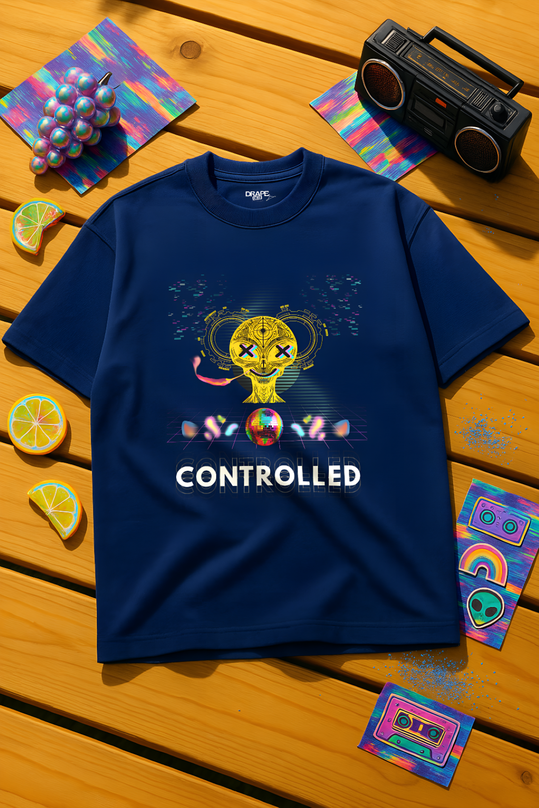 CONTROLLED – Men's Premium Oversized T-shirt