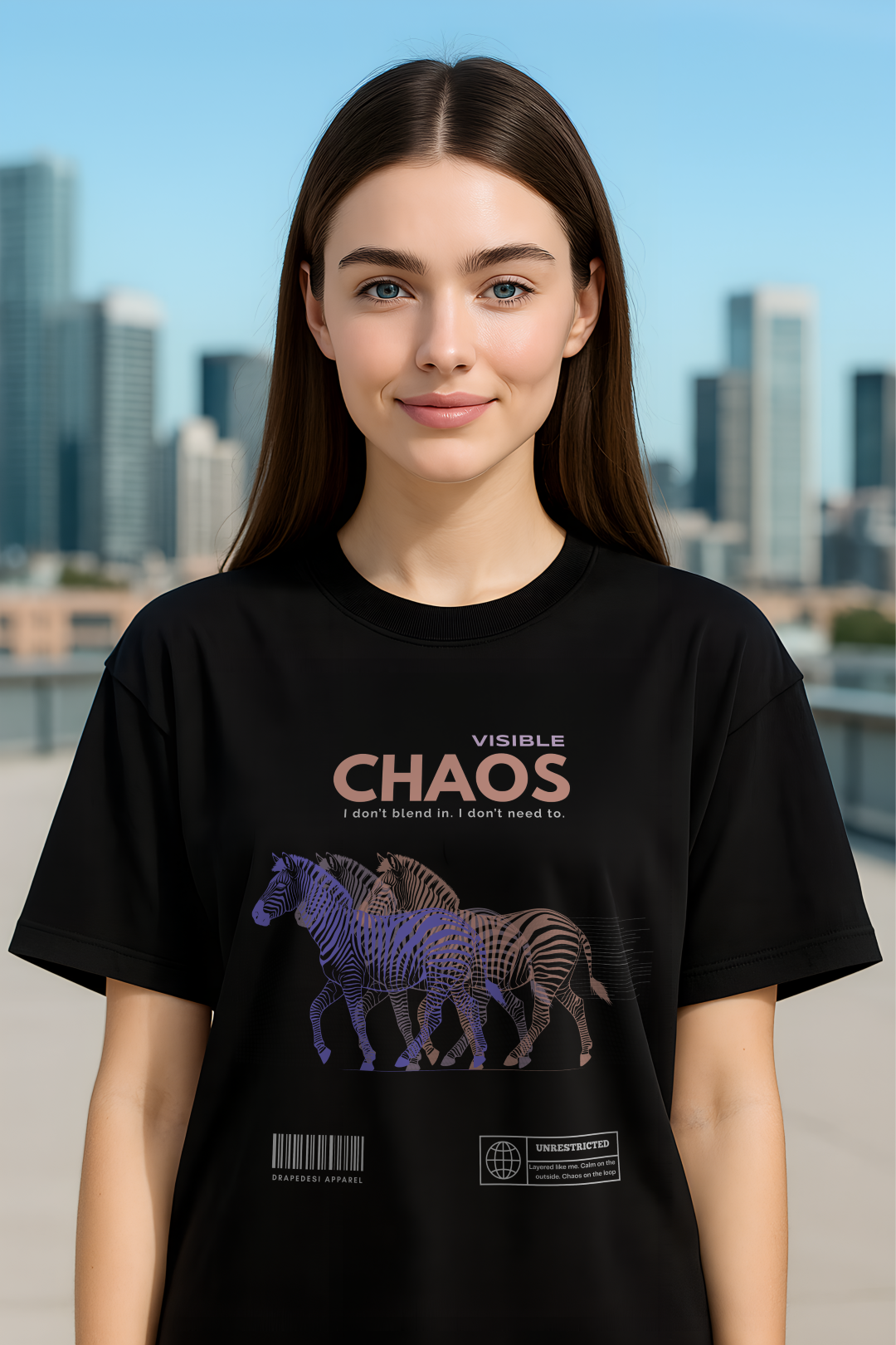 RUN WILD | Women's Premium Oversized T-shirt